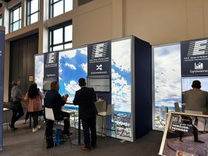 Messestand von ASE Ebner und Partner auf der CMS Messe 2023