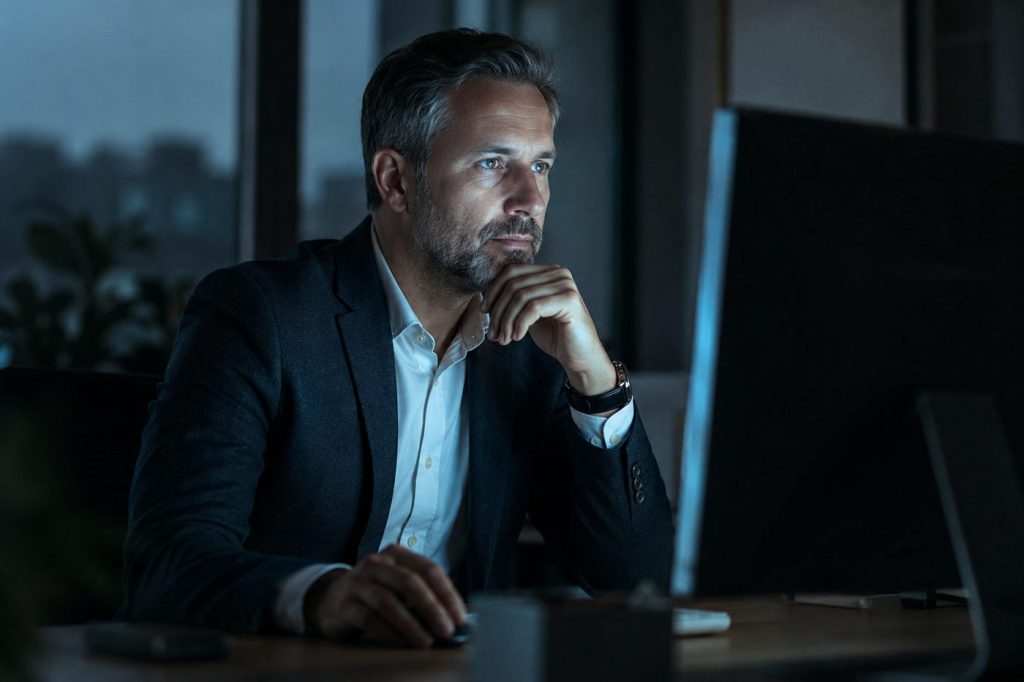 Controlling-Auswertung mit Ampelsystem am Monitor